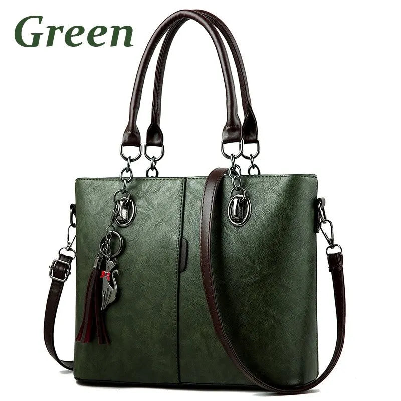 Designer Leather Crossbody Handbags for Women 2023 - Luxury Solid Shoulder Bags