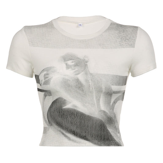 Women's Short Figure Flattering Short Sleeve Top