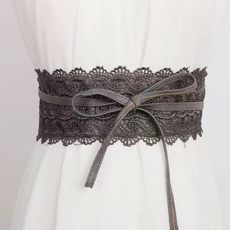 Lace Girdle Outer Shirt Lace Versatile Decorative Belt