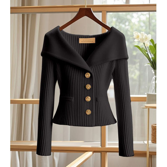 Elegant Knitted Casual Top For Women