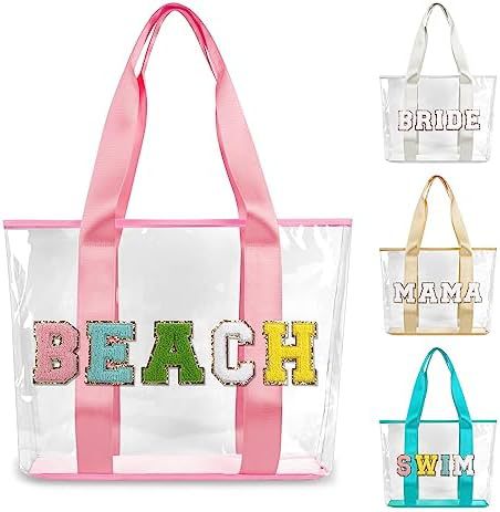 Transparent PVC Letters Wash Bag Good-looking Large Capacity
