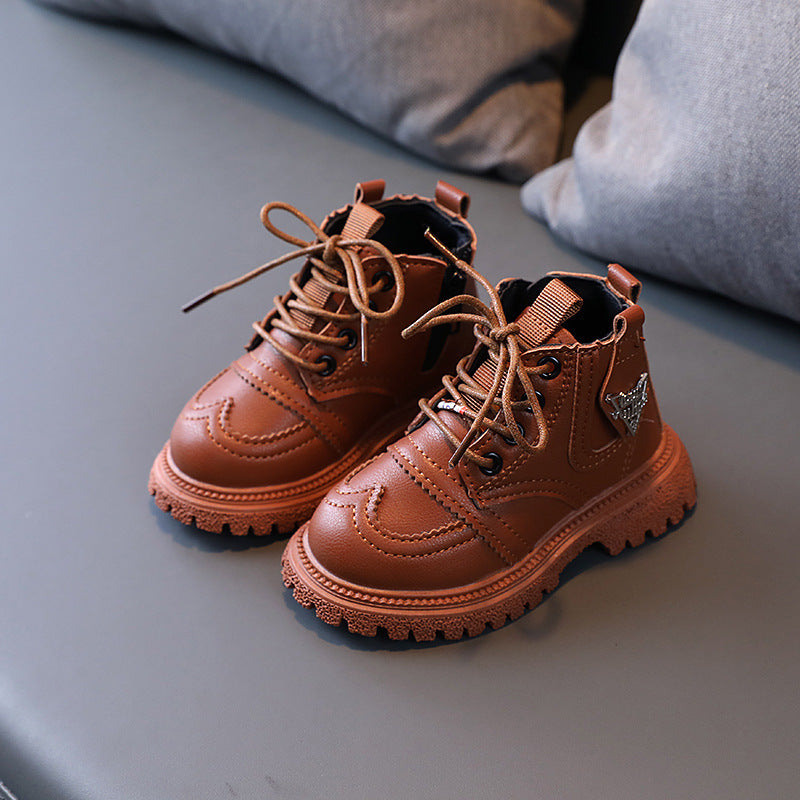 British Style Fashion Korean Baby Booties