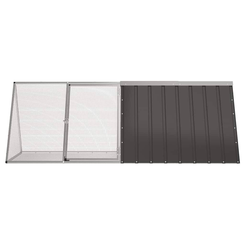 Rabbit Cage Anthracite 201.5x80, Galvanized