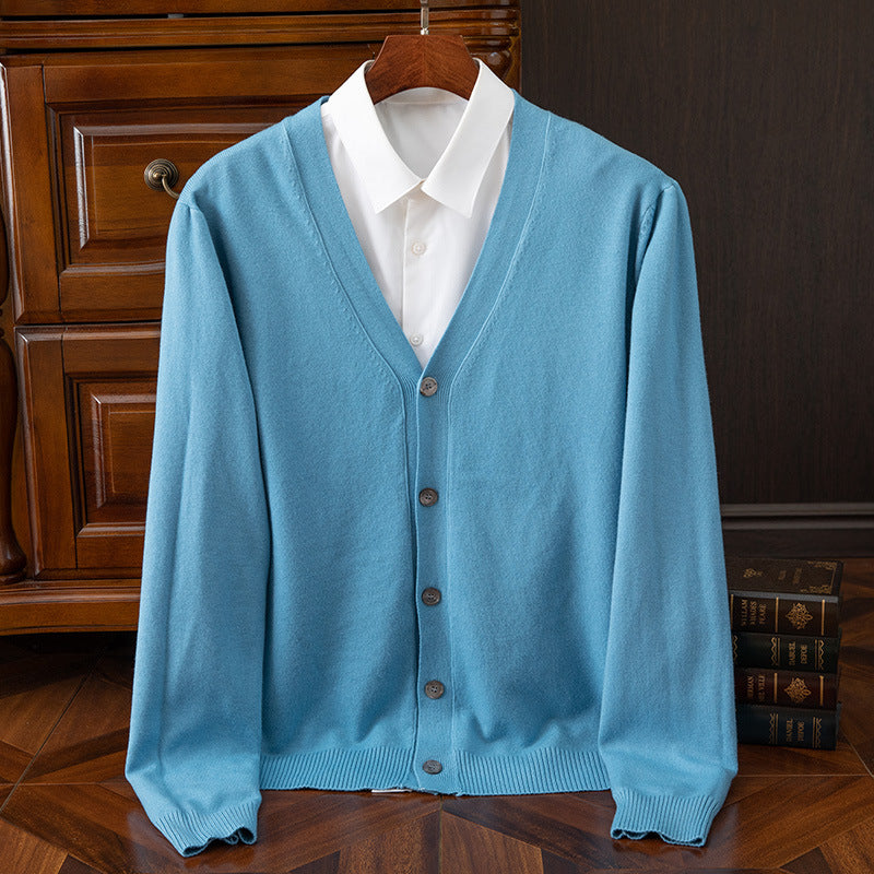 Versatile Casual Solid Color Coat Top Long Sleeve Loose Sweater