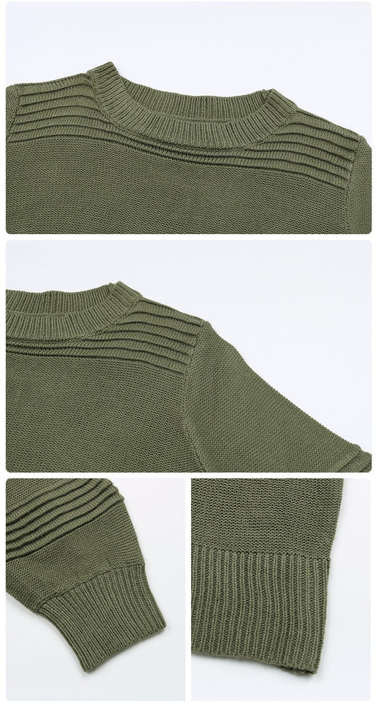 Beautiful Women's Round Neck Textured Pullover Sweater