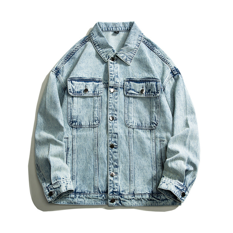 Amerikansk vintage denimjakke til mænd