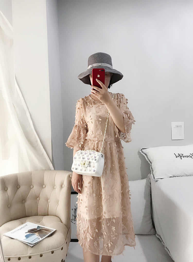 Pearl shoulder bag crossbody bag chain bag