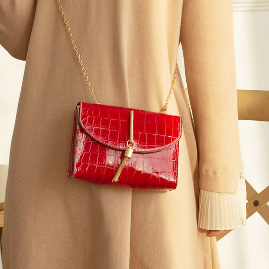 Autumn And Winter Tassel Slung Handbag