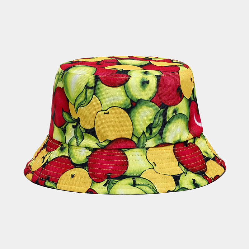 Fruit Pattern Bucket Hat Men And Women Outdoor Casual Sun Hat