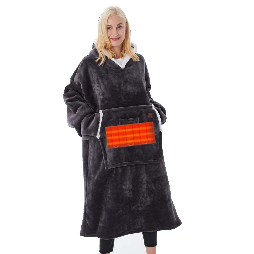 Thickened Plus Size USB Electric Heating Lazy Sweater