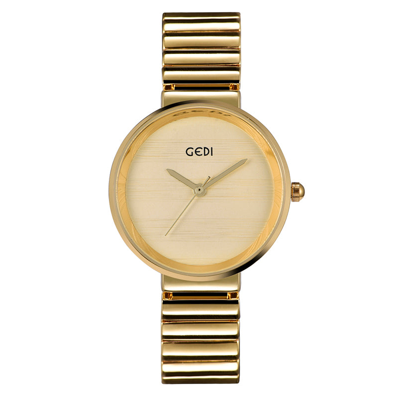 Golden vintage small gold watch