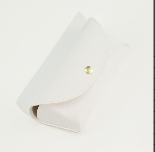 Soft-bag glasses case-PU leather-black-1 piece