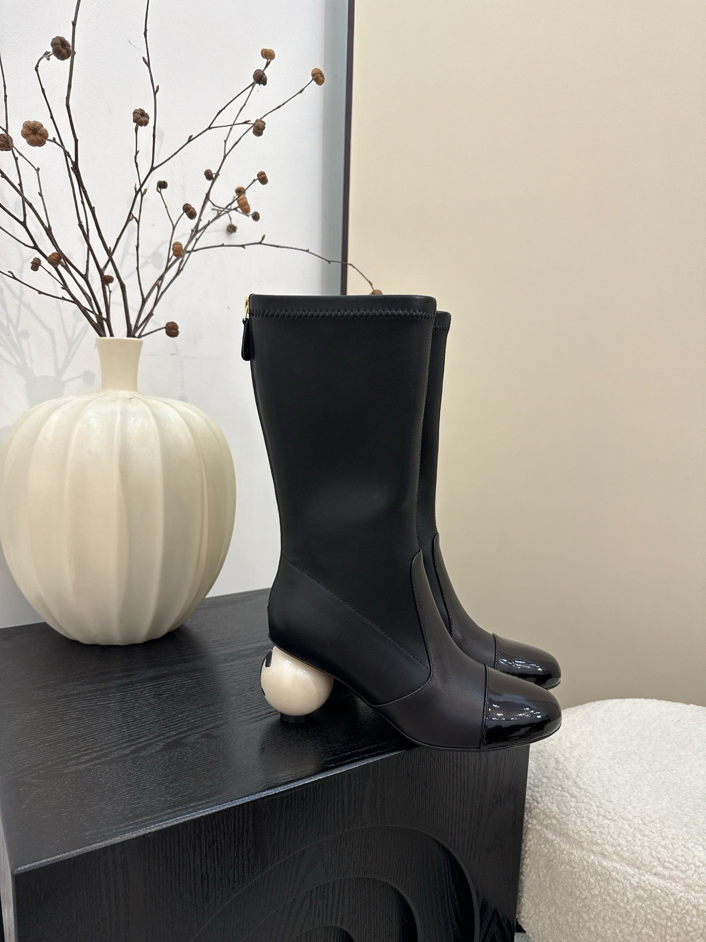 Autumn And Winter Classic Style Chunky Heel Ankle Boots