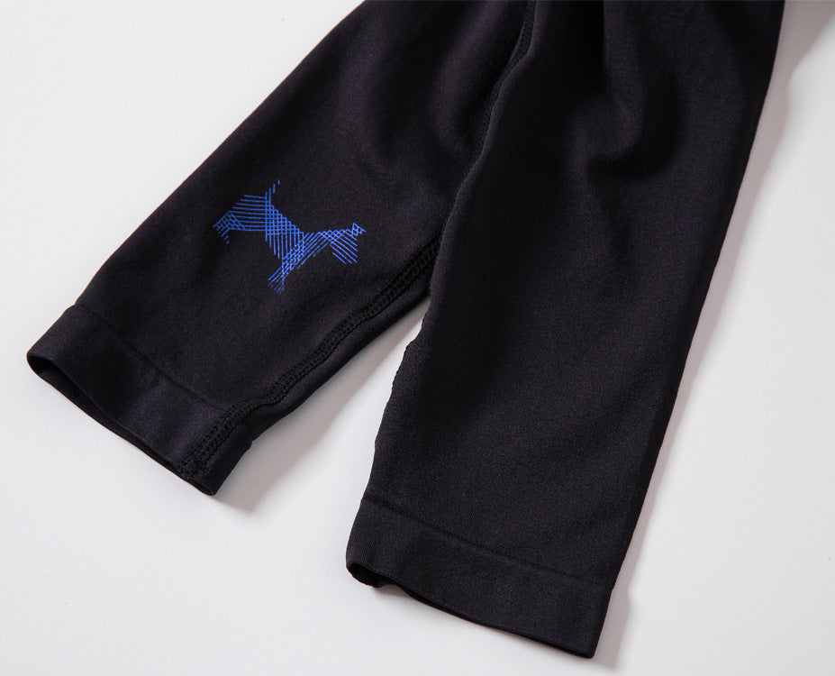 Leggings med print af hvalp med smalle ben, der forbrænder fedt