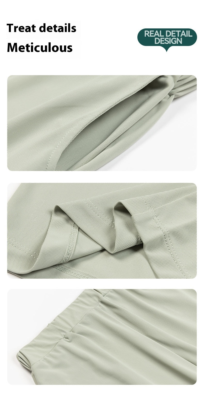 Women's Fashion Loose Casual Slim-fit Draping Double Pockets Yoga Pants