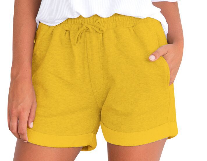 Sweater shorts straight leg casual pants