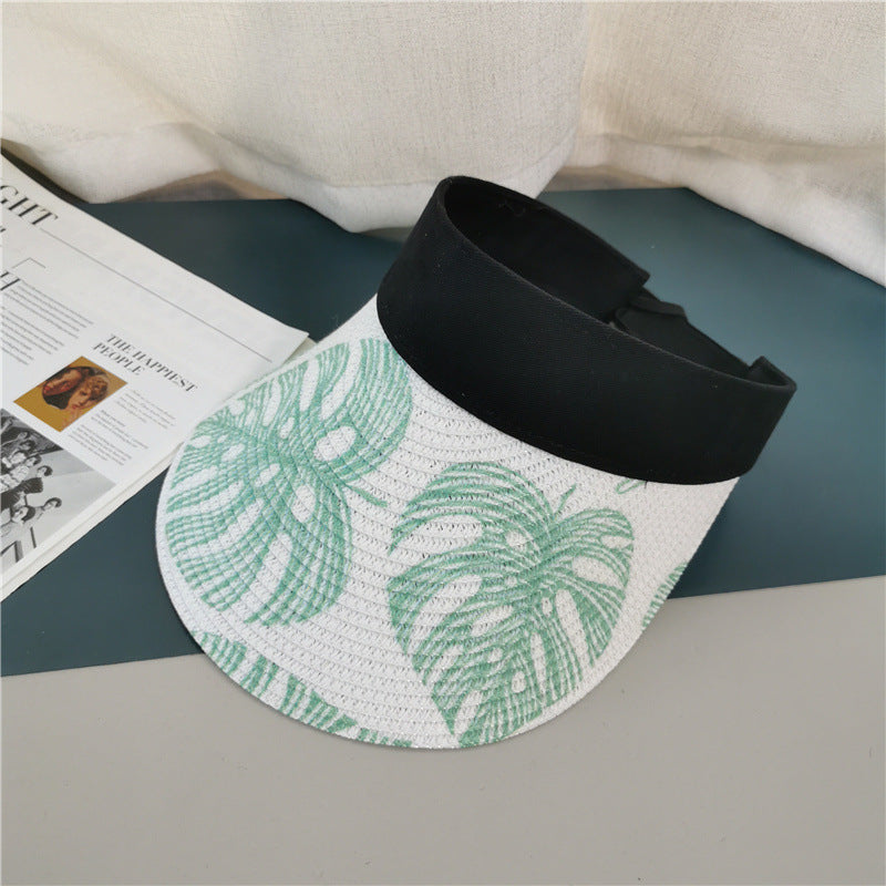 New Sunshade Women's Sunscreen And UV Protection Folding Straw Hat