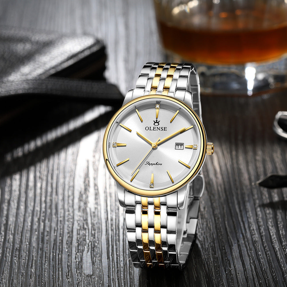 Men's High End Couple Watch Waterproof