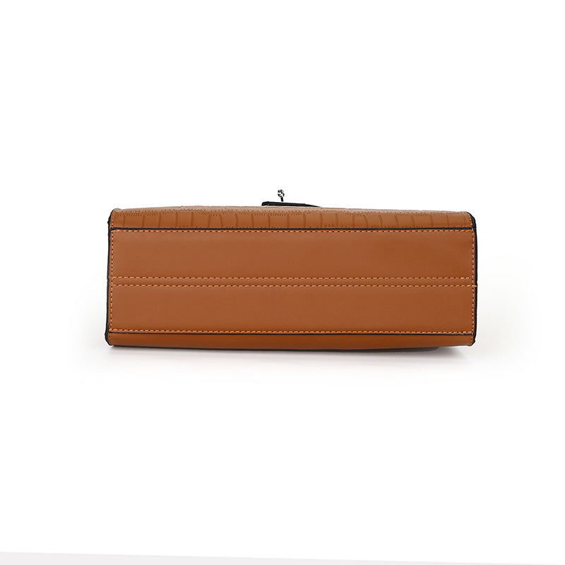New Stone Pattern Lady Bags Simple Elegant Women's Portable