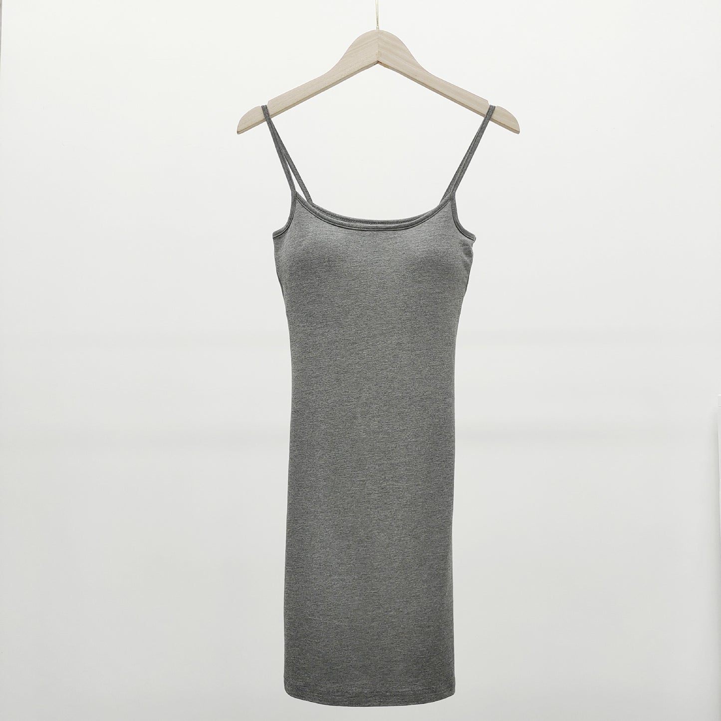 Elegant Figure-flattering Slip Dress That Creates A Slimming Look