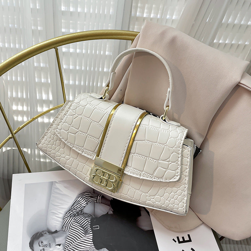 Women's Stone Pattern Fashion Women's Portable Shoulder Messenger Bag