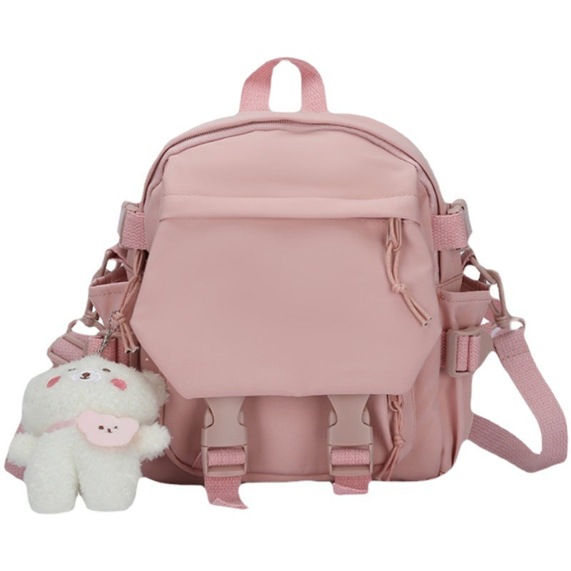 Korean Versatile Nylon Oxford Fabric Literature Backpack