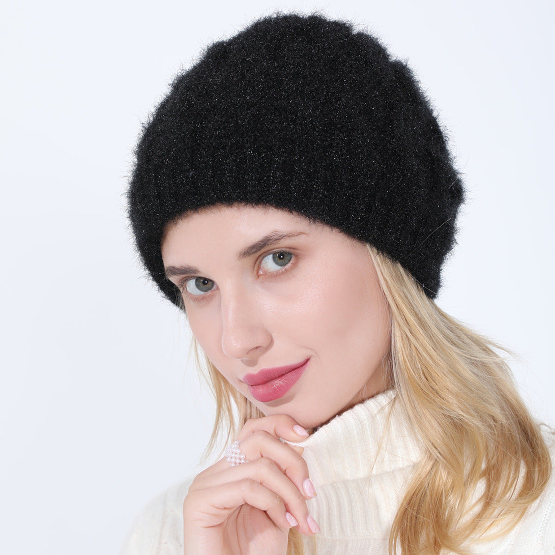 Ladies Fashion Fleece Thick Warm Hat