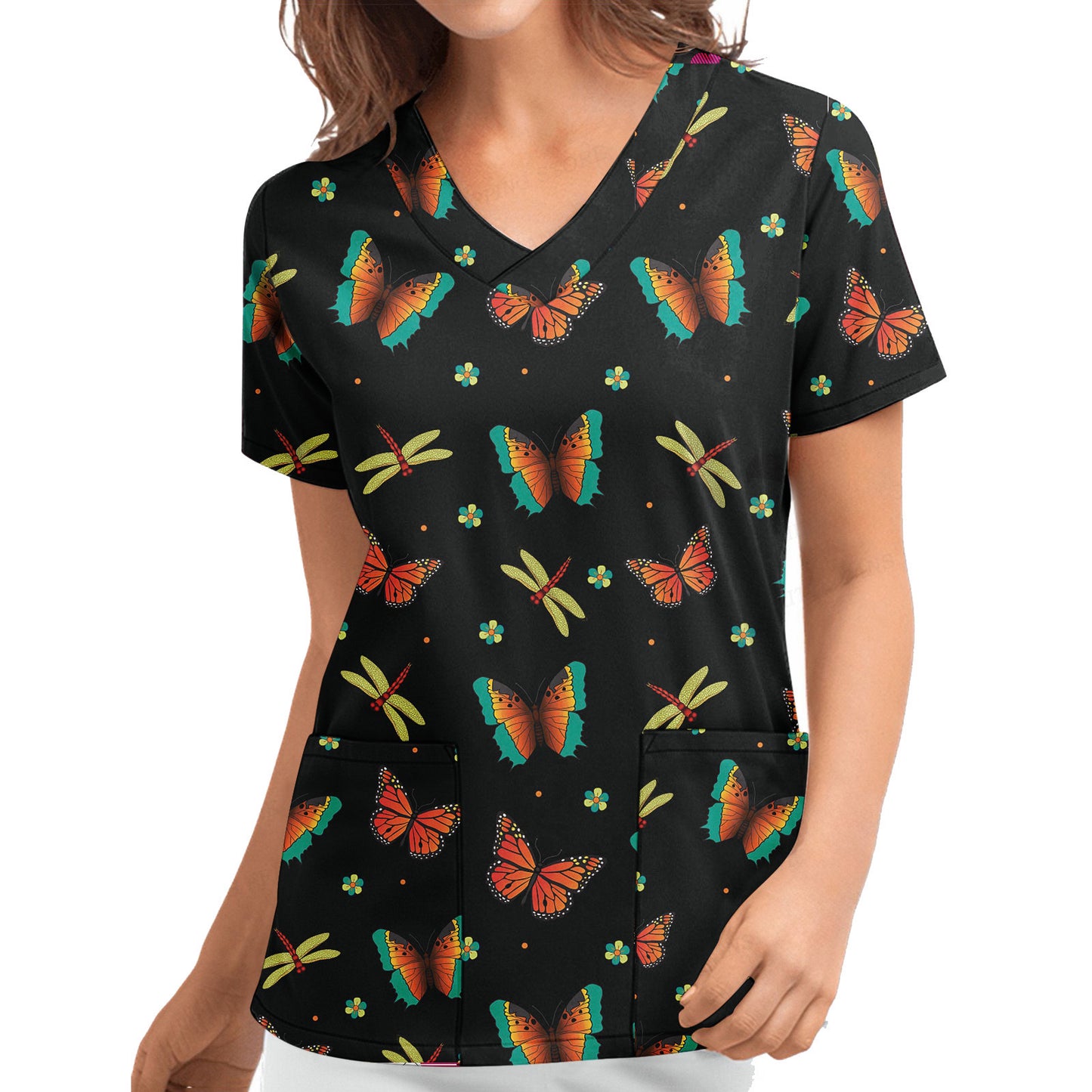 3DV Collar Comfort And Casual Cloth For Nursing Workers