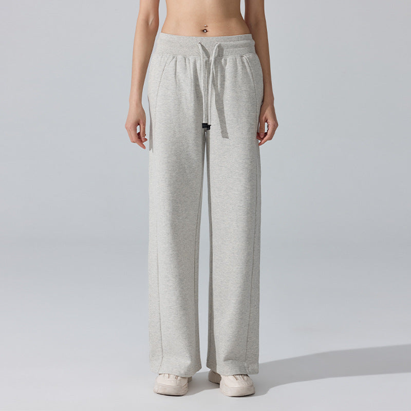 Thickened Heat-retaining Fleece-lined Outdoor Workout Pants