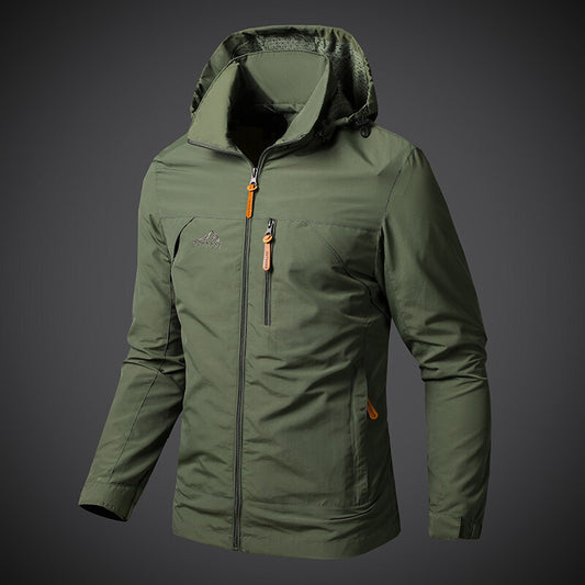 Casual All-matching Loose Hooded Jacket Coat