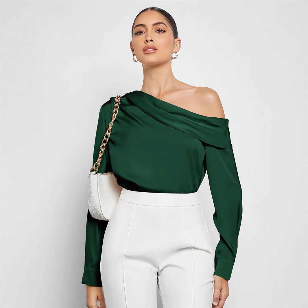 Shirt Top Autumn And Winter Long Sleeve Shirt Women's Clothing