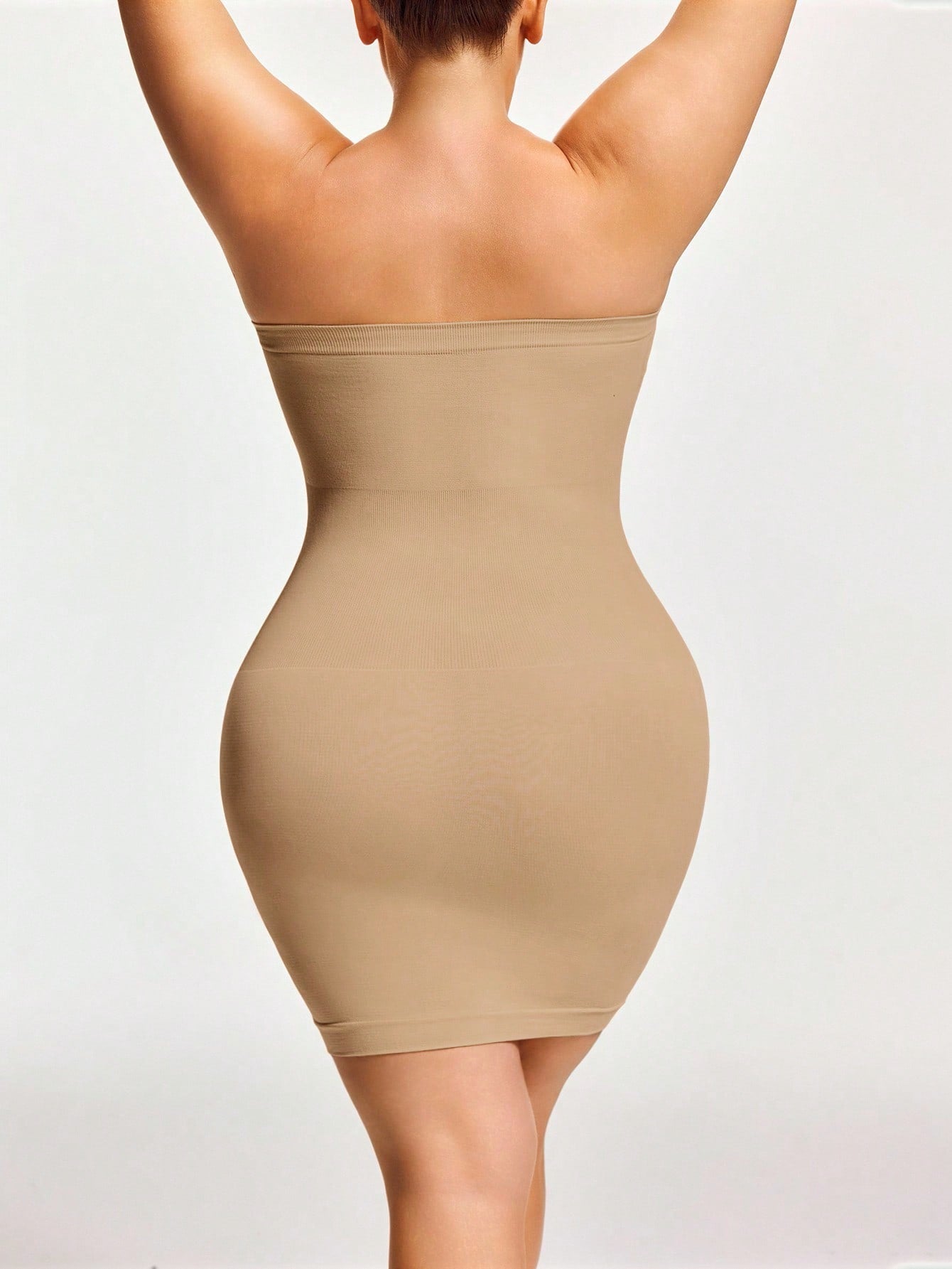 Women's Firm Control Strapless Shapewear Dress - Full Body Contour & Slimming