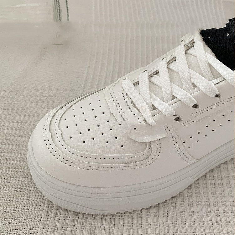 Versatile Soft Leather Super A Muffin Casual Sports Shoes