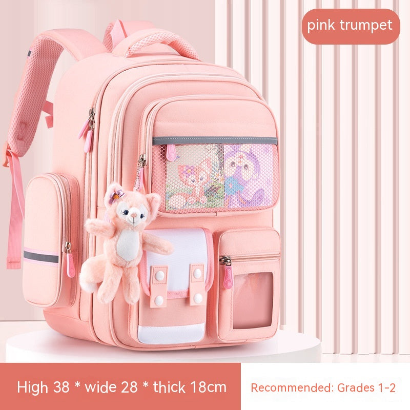 Children's Burden Reduction Large-capacity Backpack Multifunctional Spine Protection