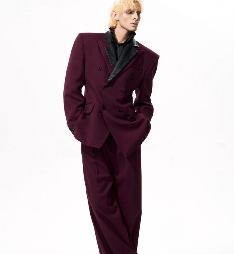Detachable Wool Tencel Peplum Blazer