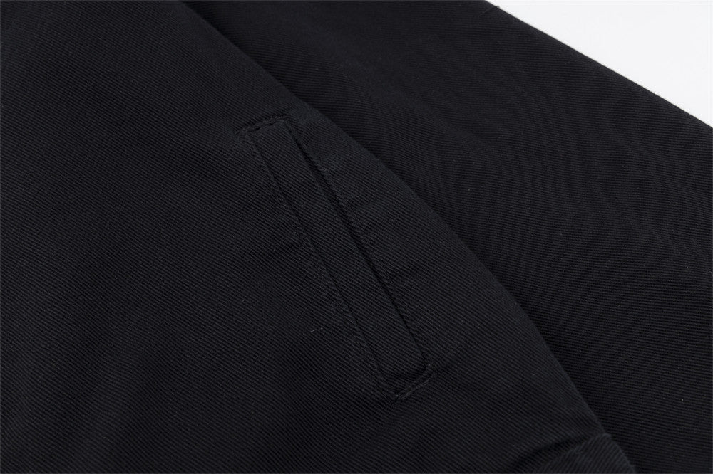 Men's Spring And Autumn Trends High Street Design Loose Lapels Zipper Jacket