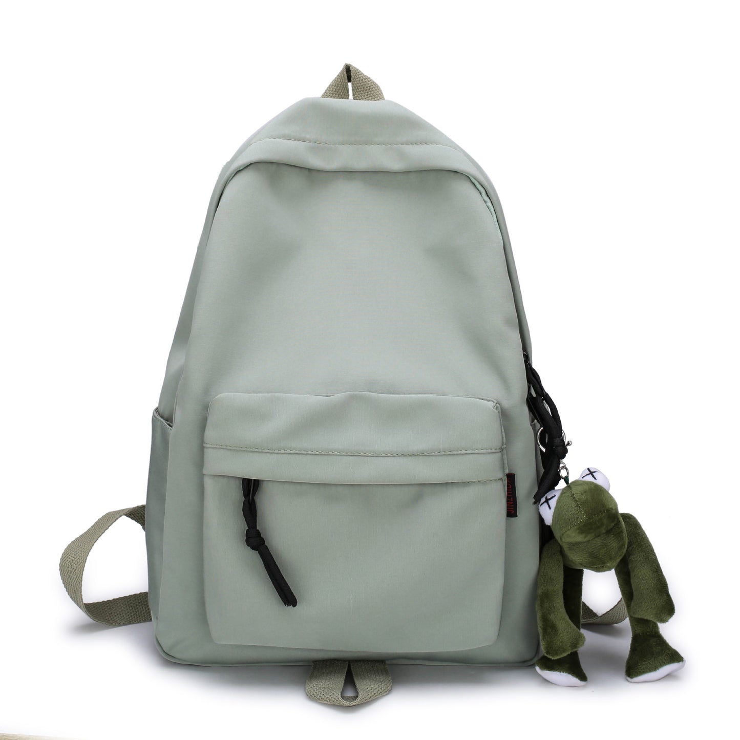 Female College Student Solid Color Large Capacity Harajuku Style Backpack