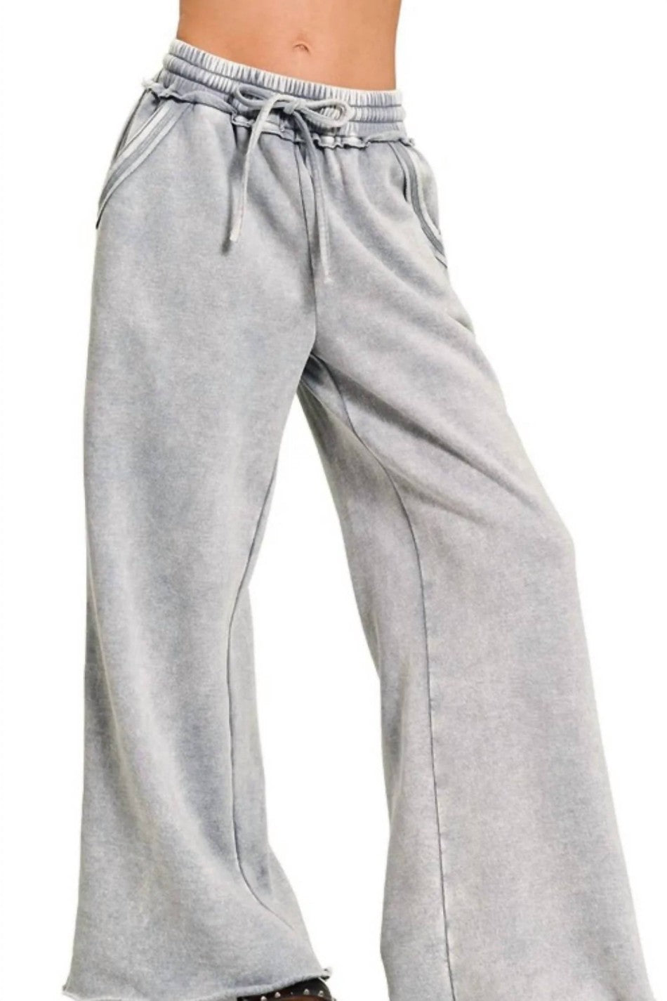 Stylish Minimalist And Relaxed Fit Wide Leg Pants For Women