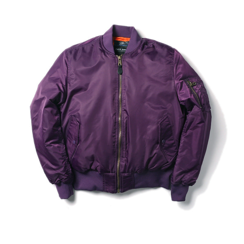 Autumn And Winter Thickened Pilot Jacket Air Force Men's Fashion Baseball Uniform