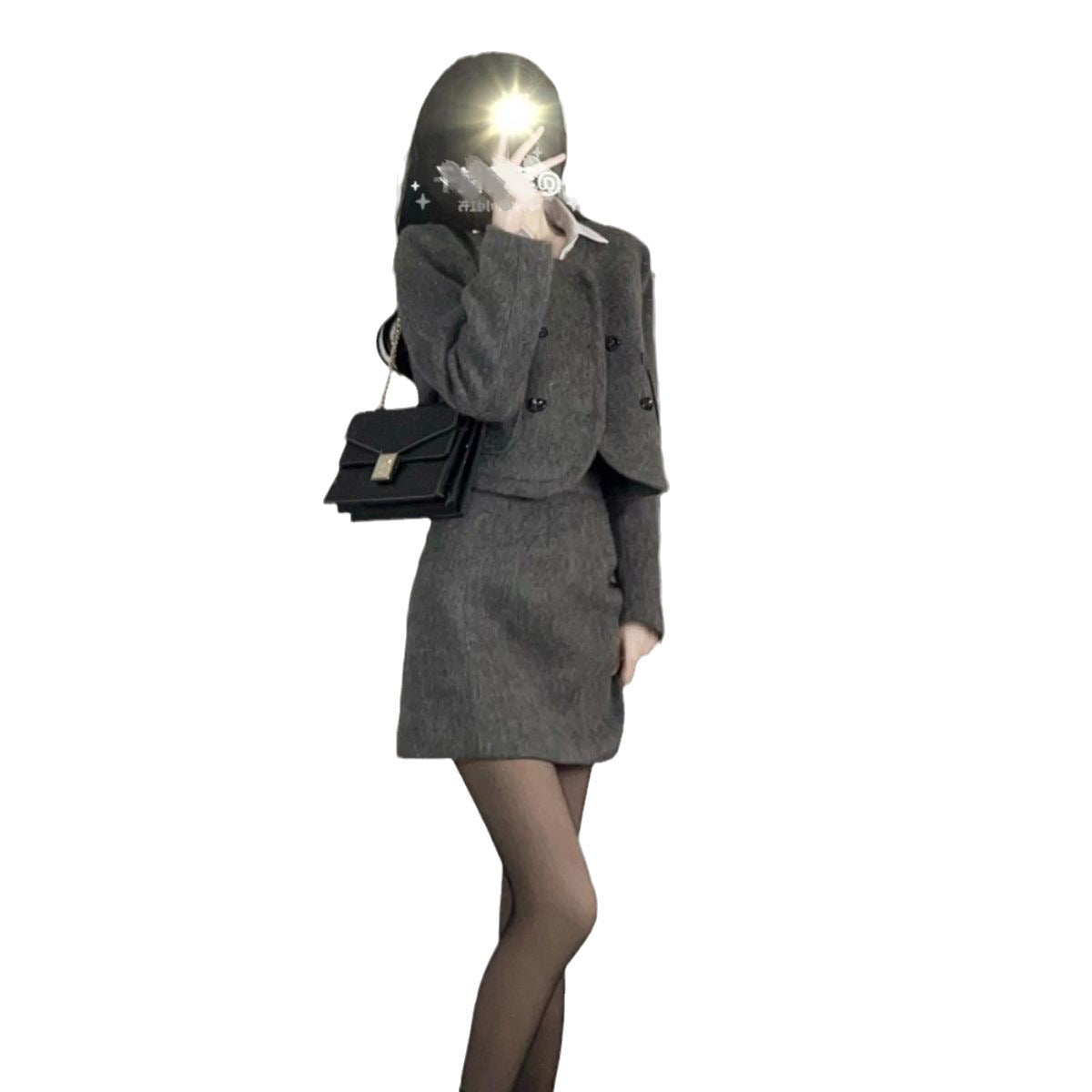 Women's Short French-style Tweed Jacket