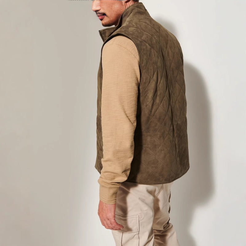 Men's Reversible Suede Double-sided Vest Jacket