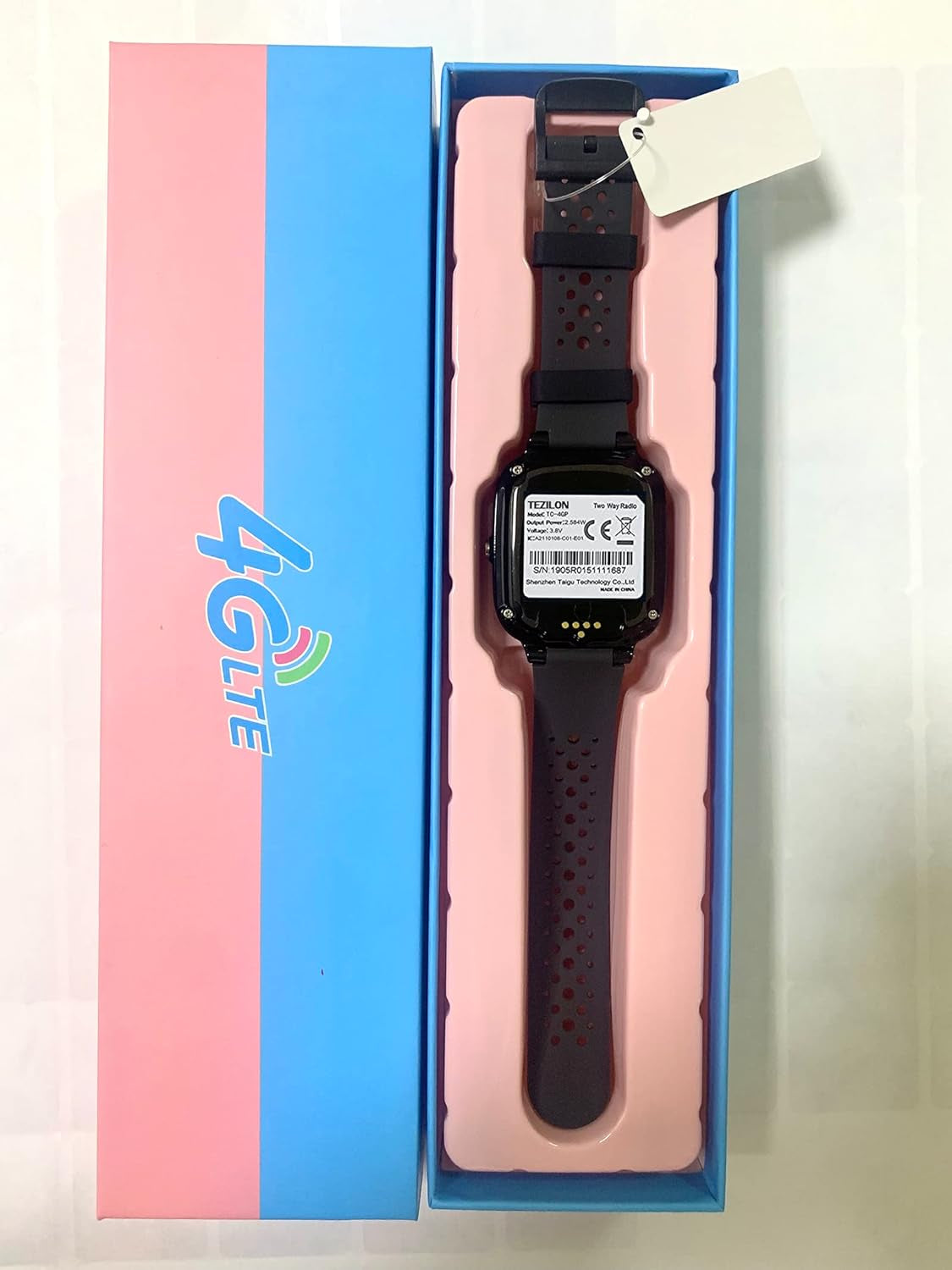 4G GPS Smart Watch Elderly Kid 3-15 Years Old Kids Global Real-Time Tracking Watches Waterproof Cell Phone Watch Child Video Chat Device SOS Alarm Camera Geo-Fence Pedometer Anti-Lost Tracker Locator