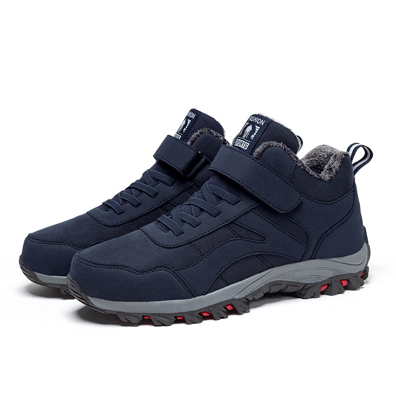 Women's High-top Fleece-lined Walking Shoes