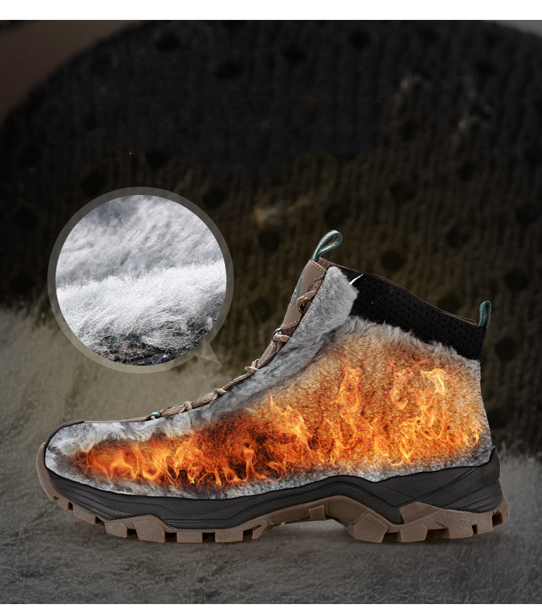 Thick Soled Non Slip Wear Resistant Autumn Casual Shoes