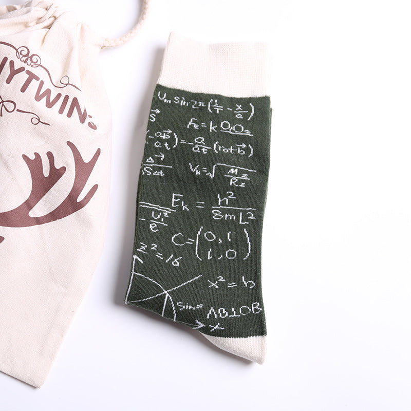 Women's Socks Spring And Summer Japanese College Style Plaid Geometric Milk Carton Tube Socks Breathable Sweat Absorbing Trendy Socks