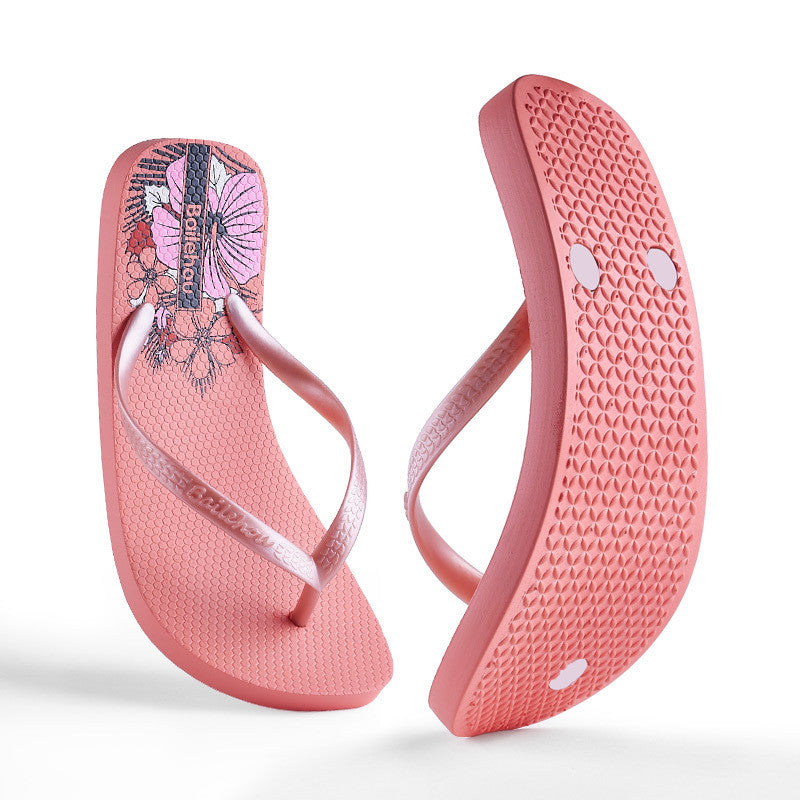 Women's Summer Flip-flops Printed PVC Non-slip