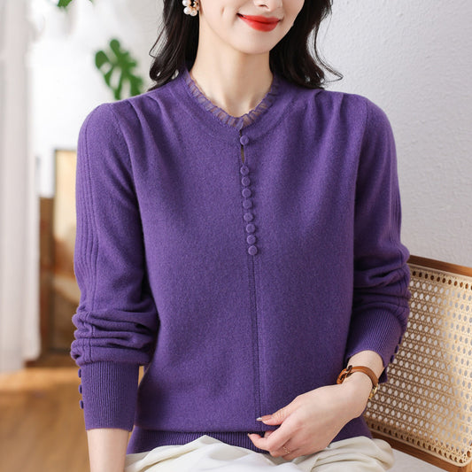 Women's Wool Sweater Autumn And Winter Loose