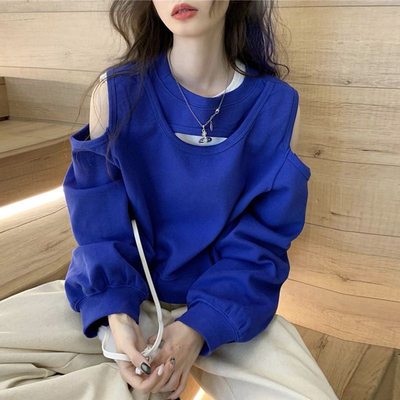 Loose Off-the-shoulder Women's Top Sweater