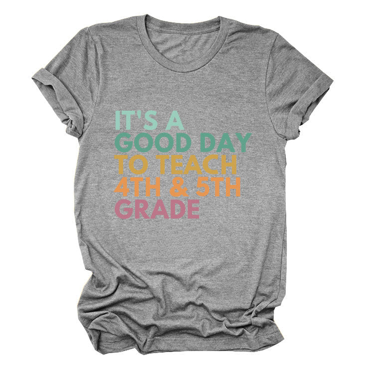 Simple Casual Round Neck Women's Short Sleeve