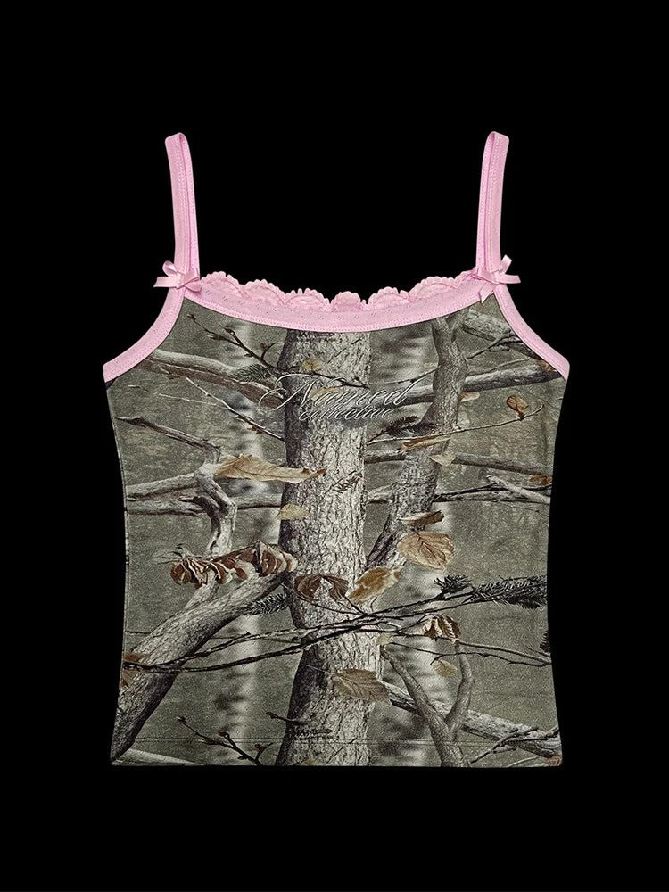 Pink Sleeveless Camisole Women's Outer Wear Summer